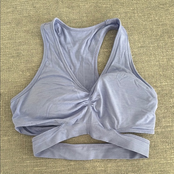 Alphalete Purple Sports Bra with Racerback - Picture 1 of 2